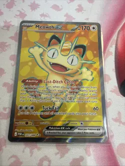 Pokemon TCG Perfect Order Meowth Ex 107/088 Full Art Ultra Rare - Image 4