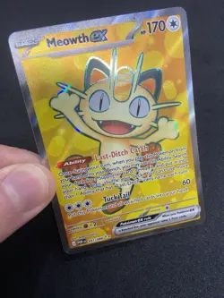 Meowth EX 107/088 - Perfect Order Full Art - Near Mint Pokemon TCG - Image 3