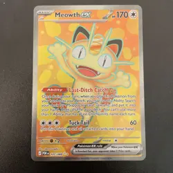 POKEMON MEOWTH x 3 - 121/088 SIR + 107/088 FULL ART + 062/088 EX PERFECT ORDER - Image 4