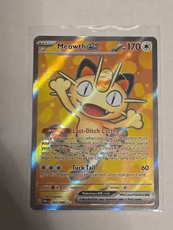 Meowth Ex 107/088 Perfect Order Full Art Pack Fresh. Pokemon Card - Image 1