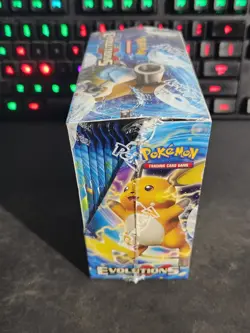 XY Evolutions Booster Box Sealed Pokemon TCG Factory Sealed. Very Crisp Corners. - Image 2