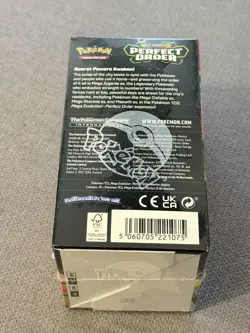 Pokemon Mega Evolution PERFECT ORDER Half Booster Box 18 Packs - Sealed and New - Image 2