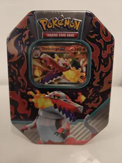 Pokemon Skeledirge EX Tin Box - Brand New And Sealed - 4 Booster Packs - Image 1