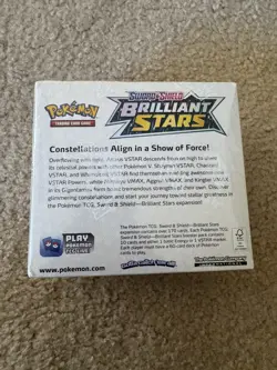 Pokemon Sword & Shield Brilliant Stars Booster Box & Acrylic Case 820650819964 - Image 4
