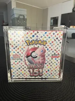 ⚡Pokemon 151 Booster Box Japanese Scarlet & Violet SEALED & acrylic case - Image 1