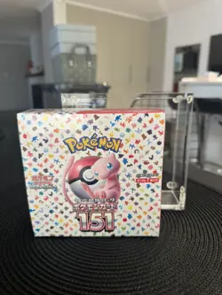 ⚡Pokemon 151 Booster Box Japanese Scarlet & Violet SEALED & acrylic case - Image 2