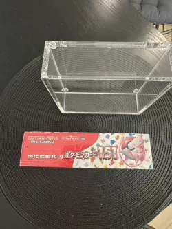 ⚡Pokemon 151 Booster Box Japanese Scarlet & Violet SEALED & acrylic case - Image 4