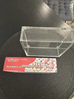 ⚡Pokemon 151 Booster Box Japanese Scarlet & Violet SEALED & acrylic case - Image 5