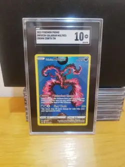 SGC 10 Galarian Moltres SWSH284 Black Star Promos Crown Zenith Tin Pokemon Card - Image 1