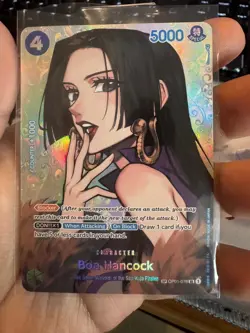 One Piece Card Game - Boa Hancock - OP01-078 - SP - OP04 - English LP - Image 4