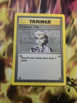 Professor Oak - Trainer - Base Set - Pokemon Card Game TCG - 88/102 - Image 1