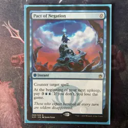 1x MTG Magic The Gathering TCG Pact of Negation Rare - Masters 25 - Image 1