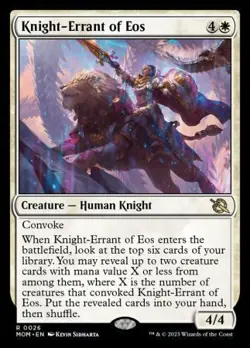 MTG March of the Machine - Knight-Errant of Eos - Image 1
