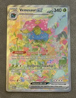 Pokemon Scarlet & Violet 151 Venusaur 198/165 & Ivysaur 167/165 NM M - Image 2