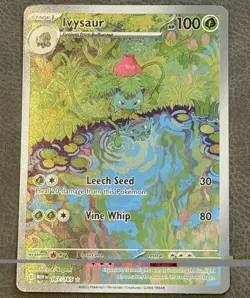 Pokemon Scarlet & Violet 151 Venusaur 198/165 & Ivysaur 167/165 NM M - Image 4
