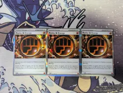 Rocky Fighting Energy 087/088 x3 - Holo Rare - Pokemon Perfect Order - NM - Image 1