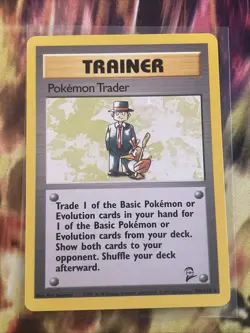 Pokemon TCG Pokemon Trader Base Set 2 106/130 Regular Unlimited Rare - Image 1