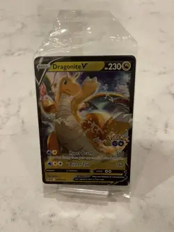 Dragonite V Promo. Pokemon Go Stamped. Sealed. - Image 1
