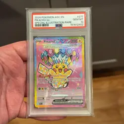 ✨ PSA 10 ✨ - Pikachu ex 277/217 SIR Pokemon ME2.5 Ascended Heroes (POP 125) - Image 1