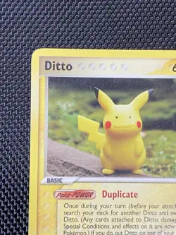 Ditto (Pikachu) 63/113 Common Pokemon EX Delta Species 2005 Non-Holo Vintage MP+ - Image 2
