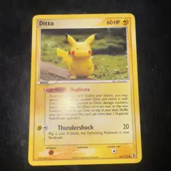 Ditto (Pikachu) 63/113 Common Pokemon EX Delta Species 2005 Non-Holo Vintage - Image 2
