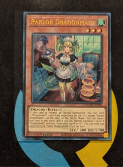 BLMM-EN060 Parlor Dragonmaid Emblazoned Ultra Rare 1st Edition YuGiOh - Image 1