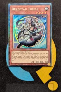 JUSH-EN001 Dracotail Lukias Collector's Rare 1st Edition YuGiOh - Image 1