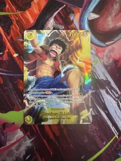 ONE PIECE ENGLISH Monkey D. Luffy OP15-119 SEC Adventure on KAMI's Island OP15 - Image 1