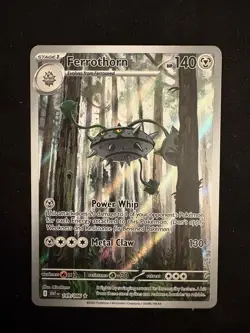 Pokemon TCG Ferrothorn Illustration Rare White Flare Card 149/086 NM Condition - Image 1