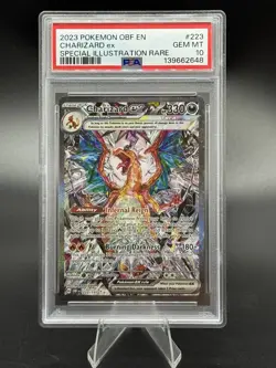 PSA 10 - Charizard ex - 223/197 - Obsidian Flames - SIR - Pokemon TCG - Image 1