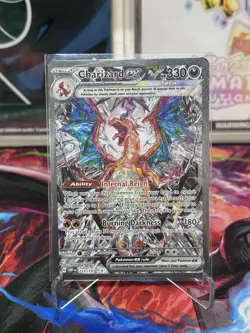 Pokemon TCG Cards Charizard ex 223/197 Obsidian Flames SIR (slight Whitening) - Image 1