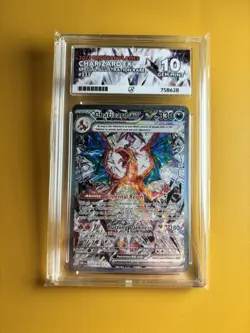 Charizard EX | 223/197 | Obsidian Flames SIR | Pokemon TCG | ACE 10 GEM MINT - Image 1