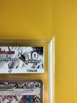 Charizard EX | 223/197 | Obsidian Flames SIR | Pokemon TCG | ACE 10 GEM MINT - Image 4
