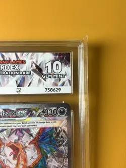 Charizard EX | 223/197 | Obsidian Flames SIR | Pokemon TCG | ACE 10 GEM MINT - Image 4