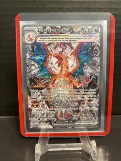 Pokemon TCG Charizard EX Holo Card 223/197 Obsidian Flames Sir - Image 1