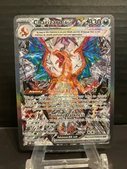 Pokemon TCG Charizard EX Holo Card 223/197 Obsidian Flames Sir - Image 3