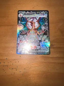 Official Pokemon TCG Obsidian Flames Charizard EX Scarlet & Violet 223/197 - Image 4