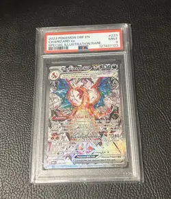 Pokemon TCG Obsidian Flames Charizard ex 223/197 Illustration Rare PSA 9 - Image 1