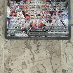 POKEMON TCG CHARIZARD EX 223/197 OBSIDIAN FLAMES SPECIAL ILLUSTRATION POKEMON - Image 4