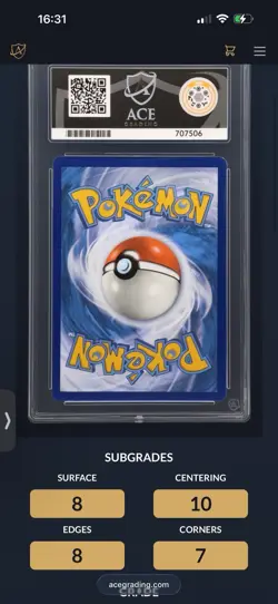 Pokemon TCG Obsidian Flames Charizard EX 223/197 Special Illustration Rare Ace 8 - Image 3