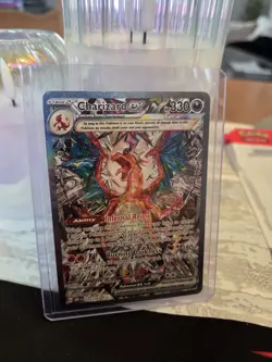 Pokemon TCG Charizard EX Obsidian Flames Holo Card 223/197 Pack Fresh Mint Con - Image 1