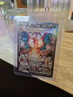 Pokemon TCG Charizard EX Obsidian Flames Holo Card 223/197 Pack Fresh Mint Con - Image 2