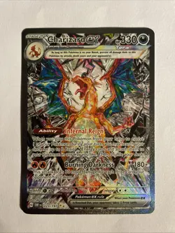 Pokemon TCG Charizard EX 223/197 Obsidian Flames Special Illustration Rare Card - Image 1