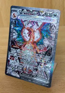 Pokemon TCG Charizard EX Sir Obsidian Flames 223/197 Full Art Secret Rare Card - Image 2