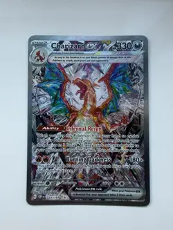 Pokemon TCG Charizard EX Obsidian Flames Card 223/197 Mint Condition - Image 1