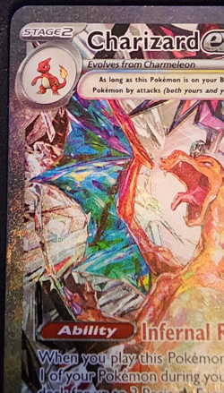 Pokemon TCG Charizard ex Sv03: Obsidian Flames 223/197 Holo Special Illustration - Image 2
