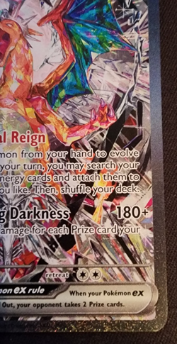 Pokemon TCG Charizard ex Sv03: Obsidian Flames 223/197 Holo Special Illustration - Image 4