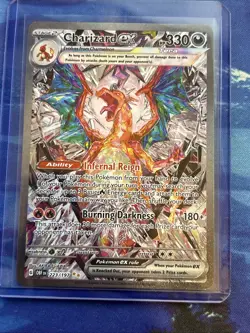 Pokemon TCG Charizard Ex 223/197 Obsidian Flames Special Illustration Rare NM - Image 1