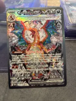 Pokemon TCG Charizard EX 223/197 Obsidian Flames Special Illustration Rare Card - Image 1