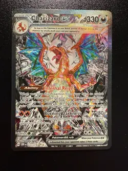 Pokemon TCG Charizard EX Card 223/197 Obsidian Flames Special Illustration Rare - Image 1